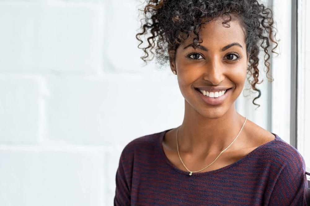 Woman smiling in Barrie