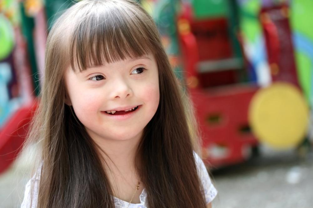 Young girl smiling 